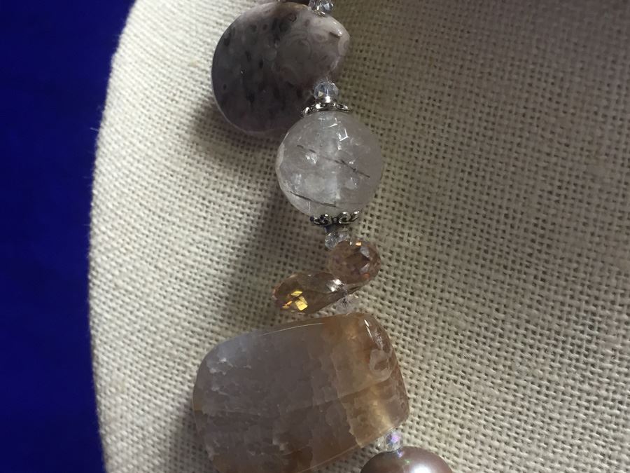 Designer Style Necklace Including Genuine Stones Wt:102.3g [Photo 10]