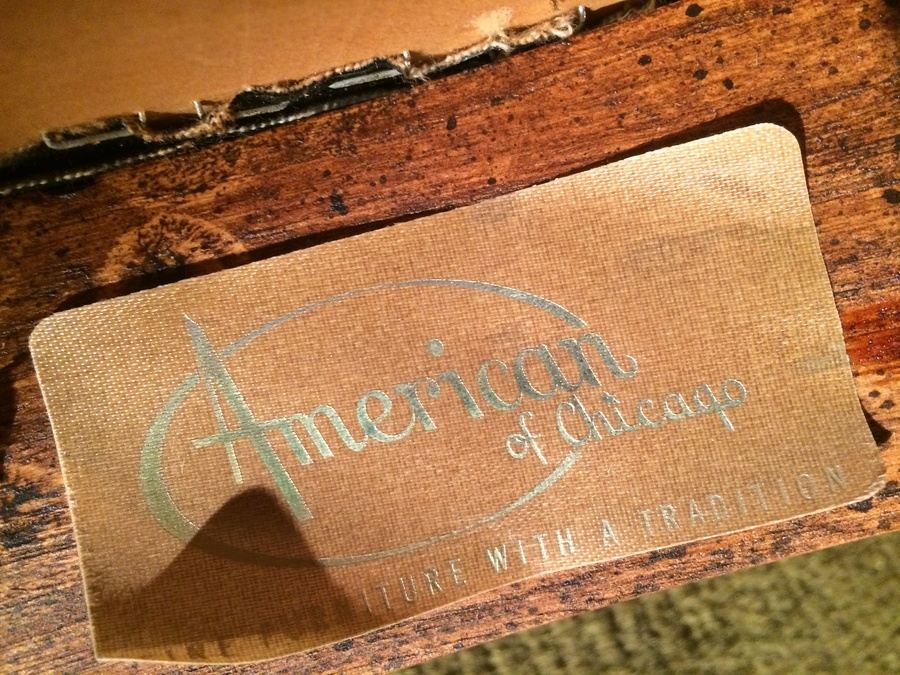 American of Chicago Card Table with Four Chairs [Photo 8]