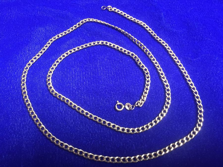 18k Yellow Gold Gentleman's Chain Wt:13.4g [Photo 6]