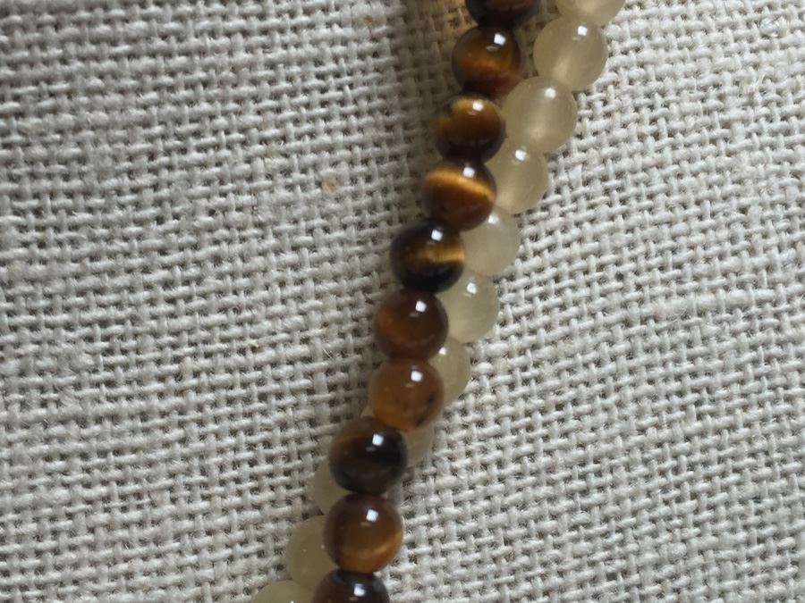 Sterling Silver Modernist Pendant On Geniune Beads Wt:56g [Photo 4]