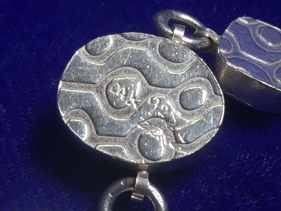 Sterling & 24k Gold Designer Necklace With Multiple Gemstones [Photo 3]