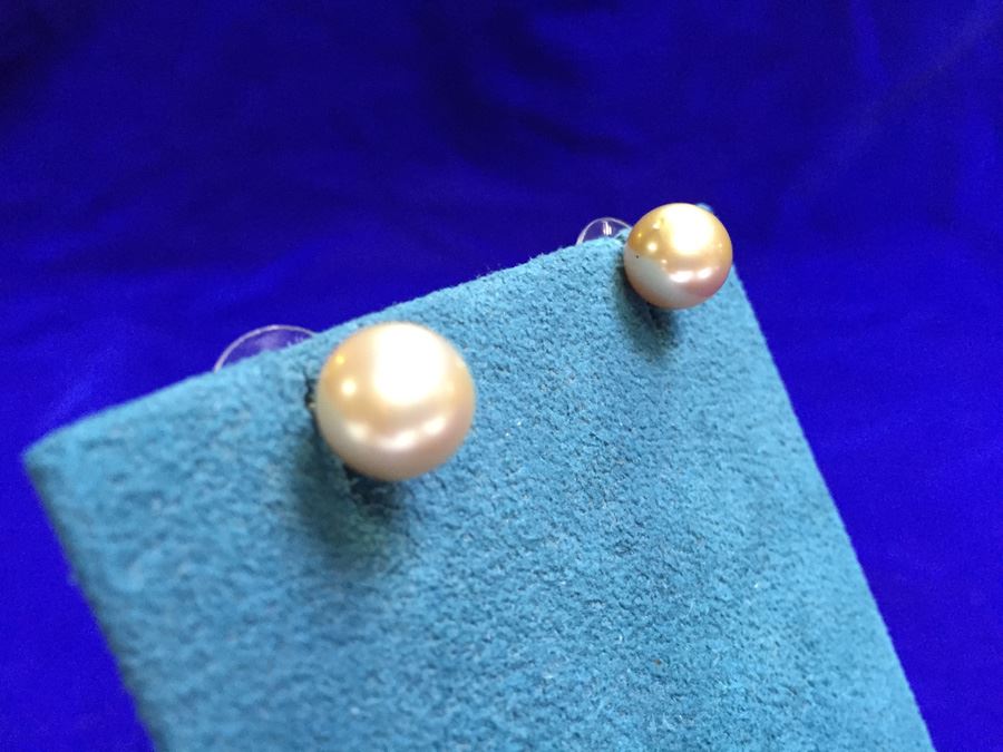 Tahitian Pearls With Slight Golden Luster Wt:3.1g [Photo 3]