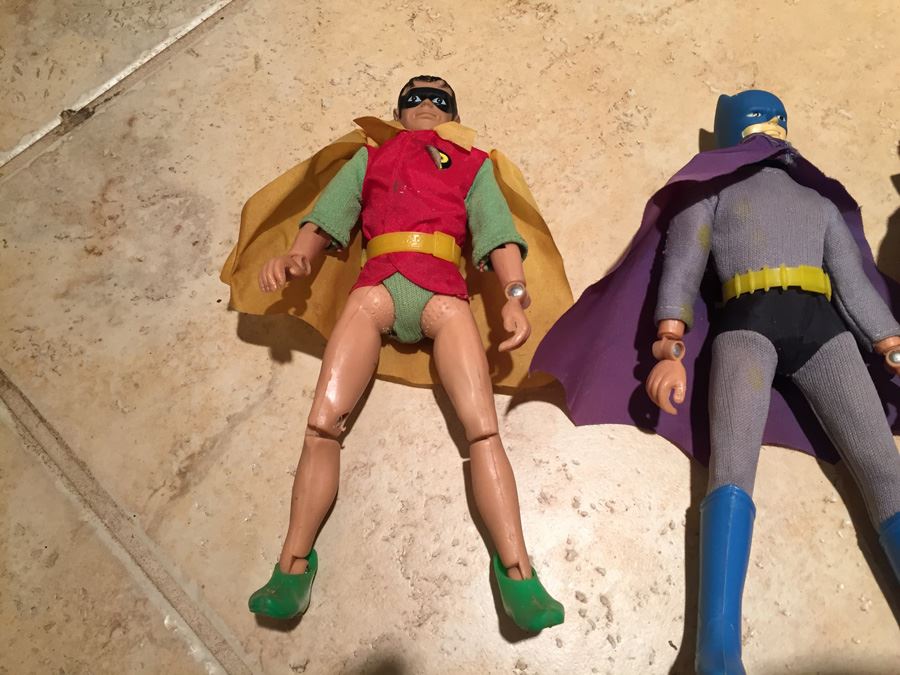 Vintage 70's 8 Inch MEGO Action Figures Batman Robin Joker Penguin [Photo 4]