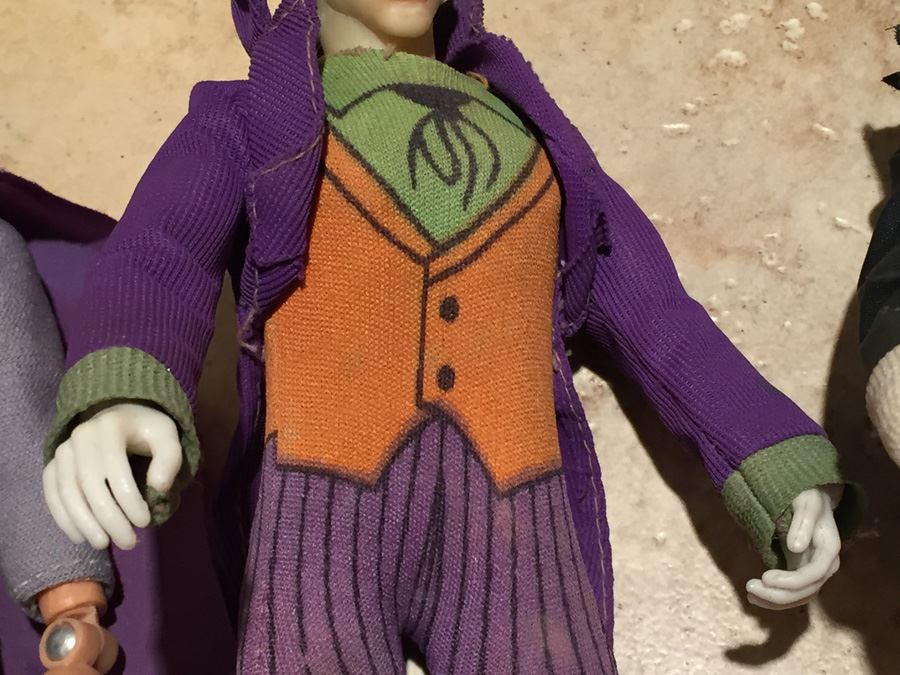 Vintage 70's 8 Inch MEGO Action Figures Batman Robin Joker Penguin [Photo 10]