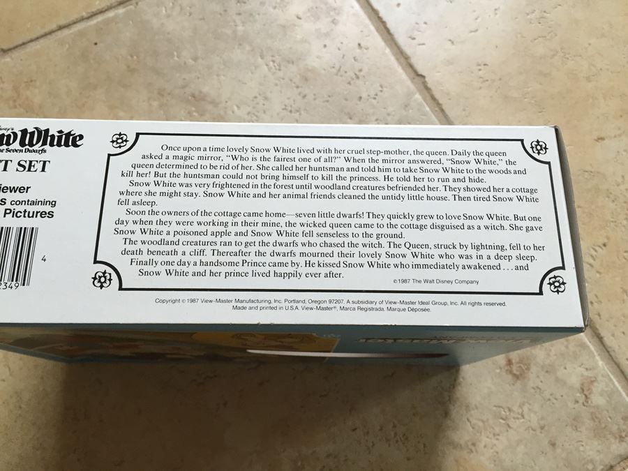 Walt Disney's Snow White And The Seven Dwarfs View-Master Gift Set New In Box [Photo 6]
