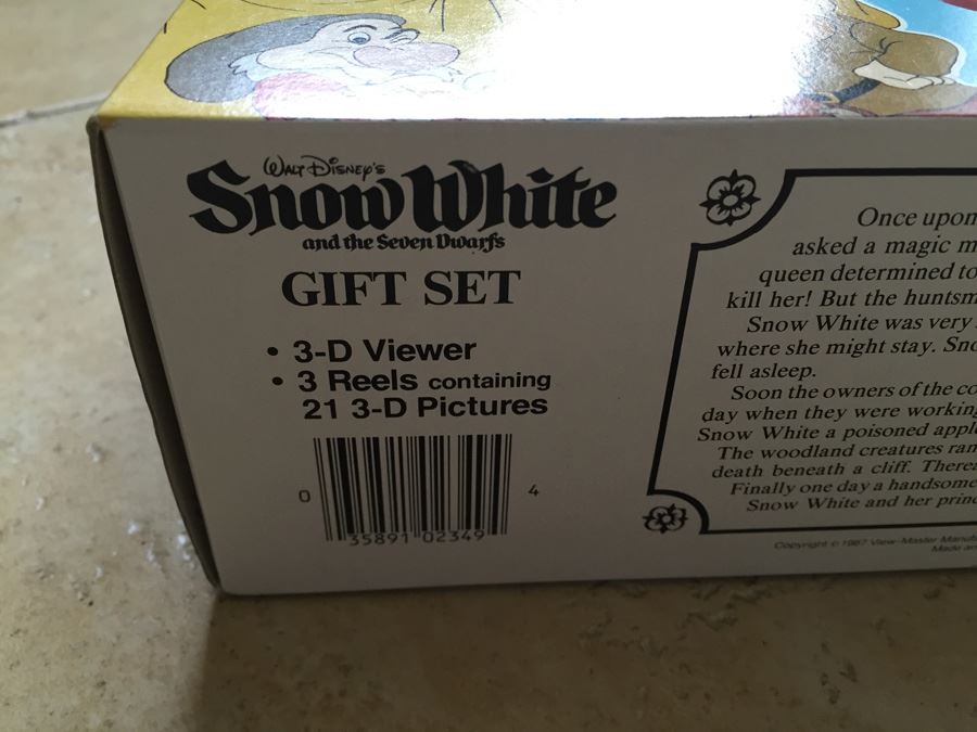 Walt Disney's Snow White And The Seven Dwarfs View-Master Gift Set New In Box [Photo 5]