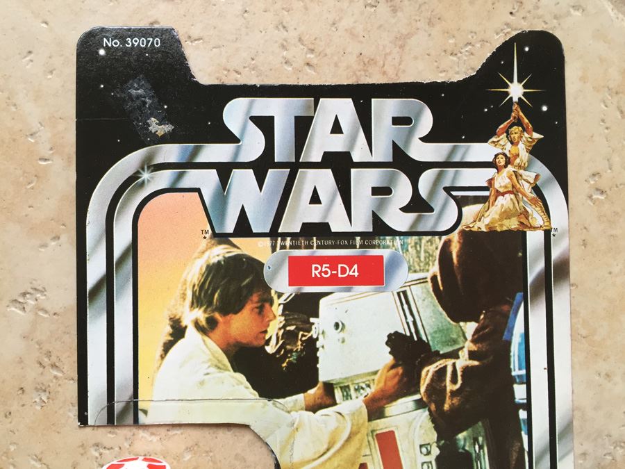 STAR WARS Kenner Action Figure 1978 Power Droid And 1978 R5-D4 With Partial Cards Excellent Condition Never Played With [Photo 18]