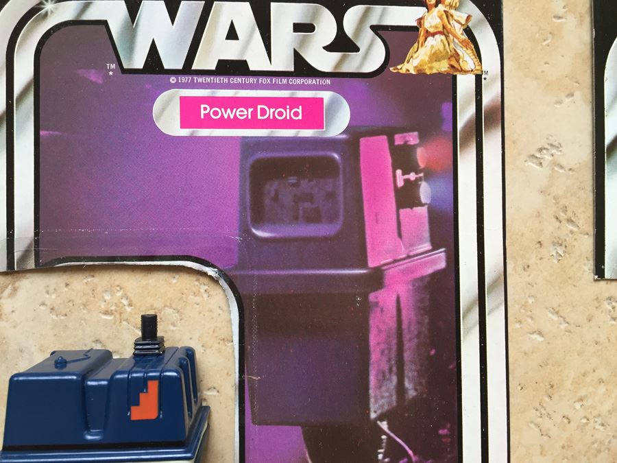 STAR WARS Kenner Action Figure 1978 Power Droid And 1978 R5-D4 With Partial Cards Excellent Condition Never Played With [Photo 10]