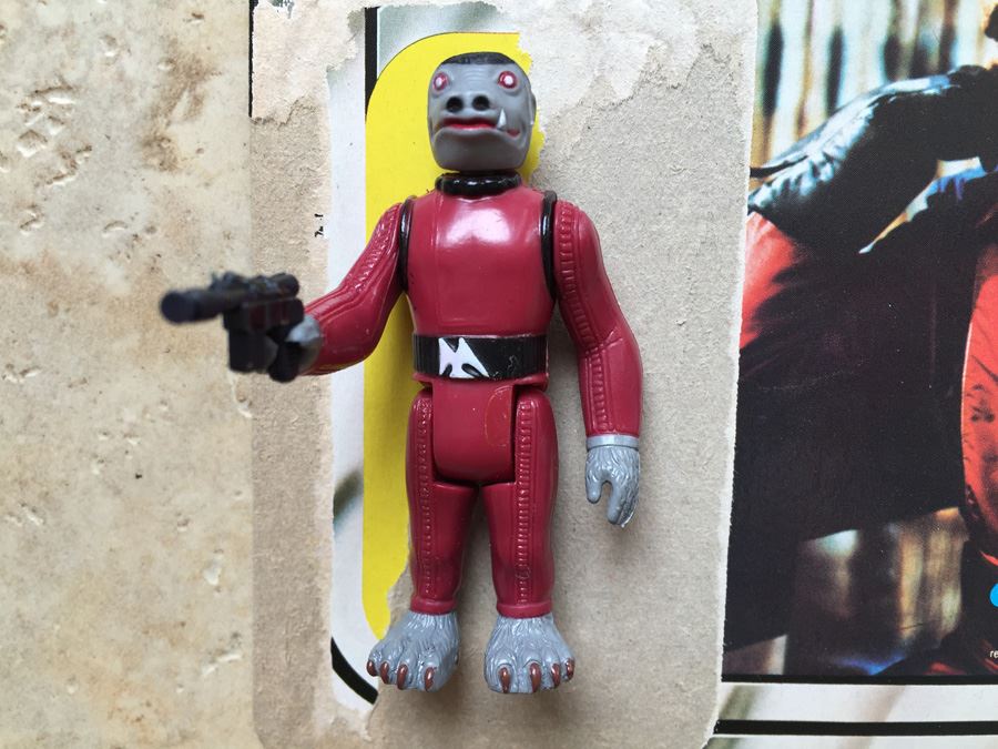 STAR WARS Kenner Action Figure 1978 Snaggletooth And 1978 Death Star Droid With Cards Excellent Condition Never Played With [Photo 4]