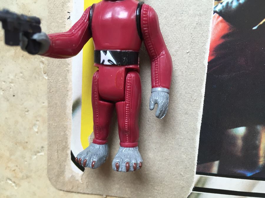 STAR WARS Kenner Action Figure 1978 Snaggletooth And 1978 Death Star Droid With Cards Excellent Condition Never Played With [Photo 6]