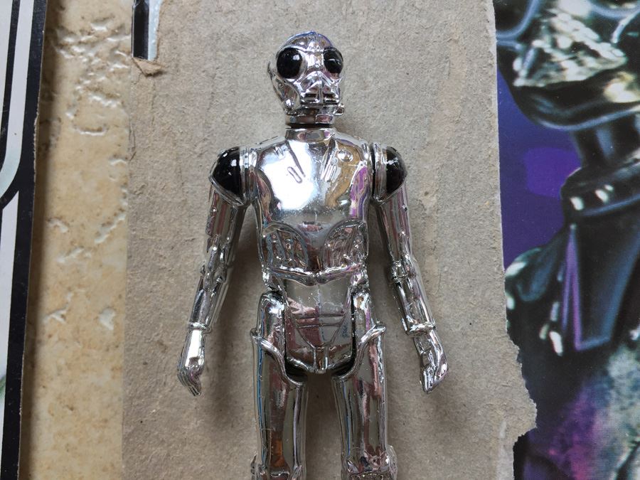 STAR WARS Kenner Action Figure 1978 Snaggletooth And 1978 Death Star Droid With Cards Excellent Condition Never Played With [Photo 17]