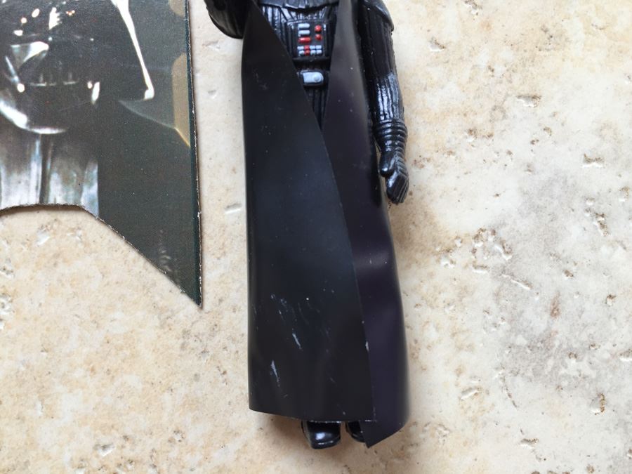 STAR WARS Kenner Action Figure 1977 Darth Vader With Portion Of Card Excellent Condition Never Played With [Photo 10]