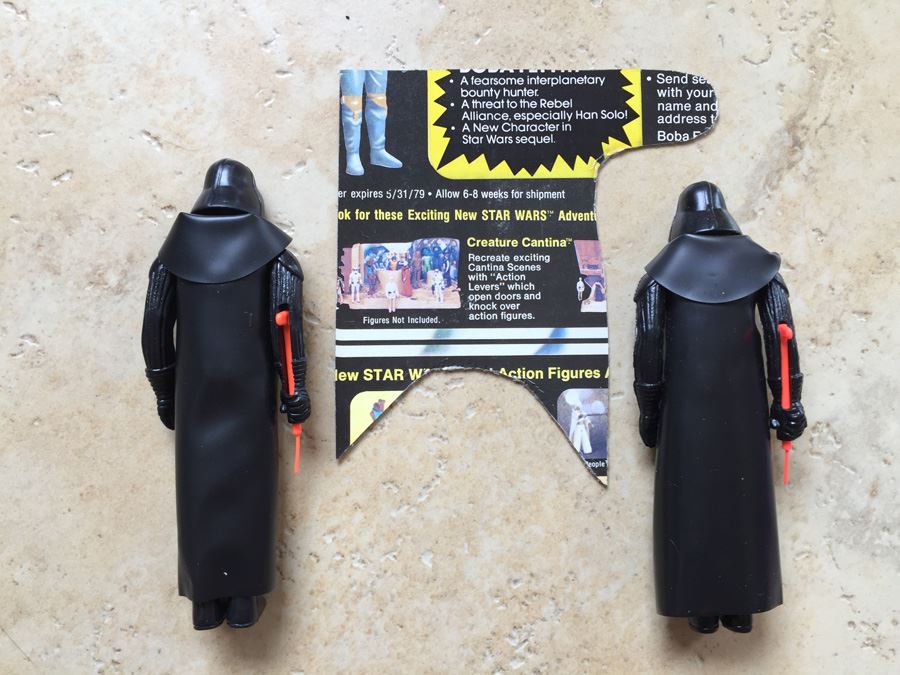 STAR WARS Kenner Action Figure 1977 Darth Vader With Portion Of Card Excellent Condition Never Played With [Photo 12]