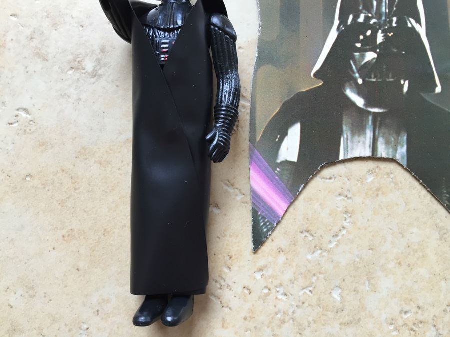 STAR WARS Kenner Action Figure 1977 Darth Vader With Portion Of Card Excellent Condition Never Played With [Photo 6]