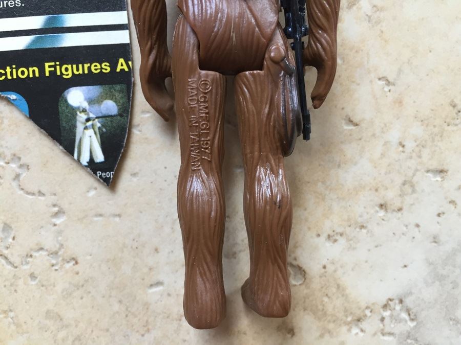 STAR WARS Kenner Action Figure 1977 Ben (Obi-Wan) Kenobi And 1977 Chewbacca With Portion Of Cards Excellent Condition Never Played With [Photo 17]