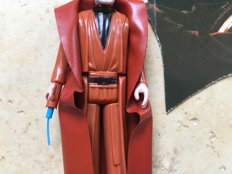 STAR WARS Kenner Action Figure 1977 Ben (Obi-Wan) Kenobi And 1977 Chewbacca With Portion Of Cards Excellent Condition Never Played With [Photo 6]