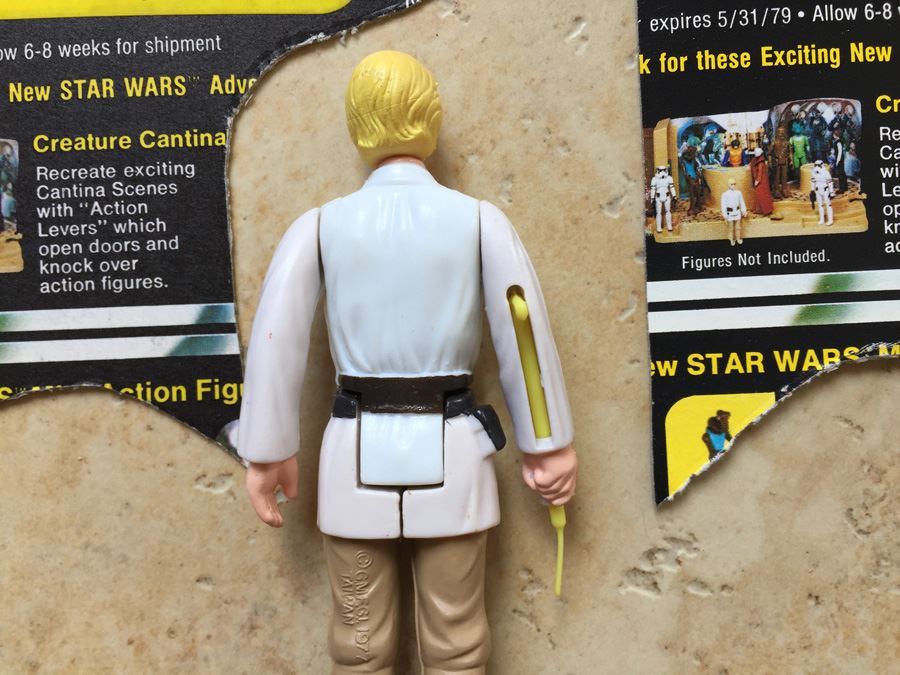 STAR WARS Kenner Action Figure 1977 Luke Skywalker And 1977 Princess Leia Organa With Portion Of Cards Excellent Condition Never Played With [Photo 15]
