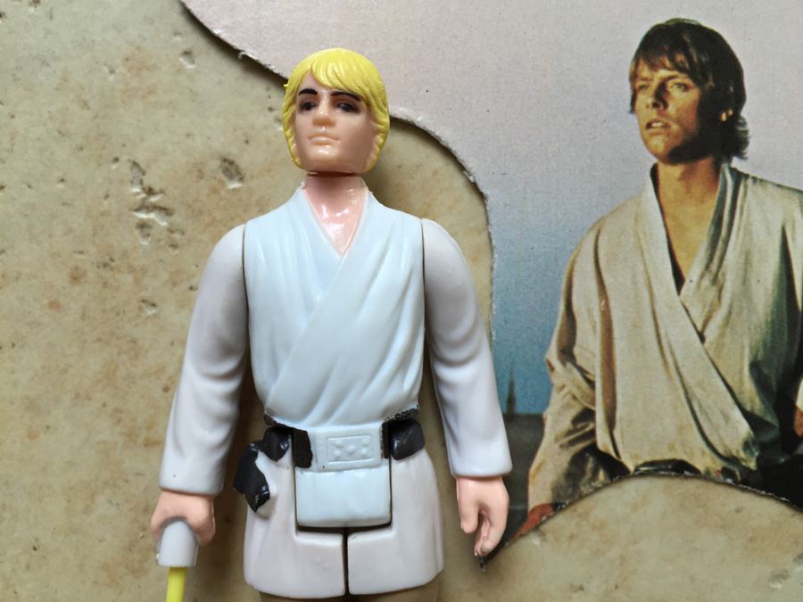 STAR WARS Kenner Action Figure 1977 Luke Skywalker And 1977 Princess ...