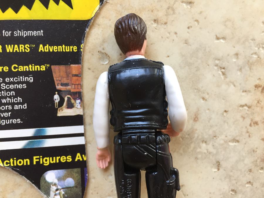 STAR WARS Kenner Action Figure 1978 Luke Skywalker X-Wing Pilot And 1977 Hans Solo With Portion Of Cards Excellent Condition Never Played With [Photo 12]