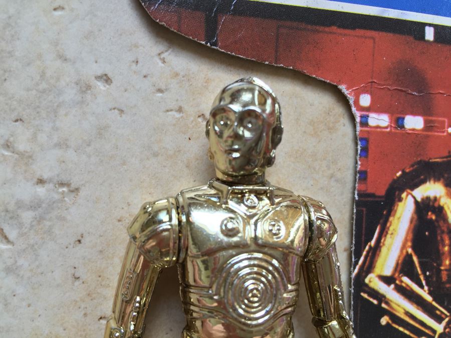 STAR WARS Kenner Action Figure 1977 See-Threepio (C-3PO)  And 1977 Artoo-Detoo (R2-D2) With Portion Of Cards Excellent Condition Never Played With [Photo 4]