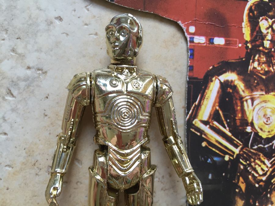 STAR WARS Kenner Action Figure 1977 See-Threepio (C-3PO)  And 1977 Artoo-Detoo (R2-D2) With Portion Of Cards Excellent Condition Never Played With [Photo 5]