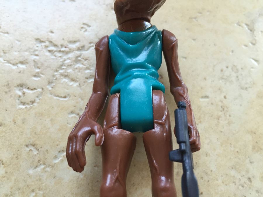 STAR WARS Kenner Action Figure 1977 Jawa, 1977 Sand People, 1978 Hammerhead And 1983 Ree Yees With Portion Of Cards Excellent Condition Never Played With [Photo 10]