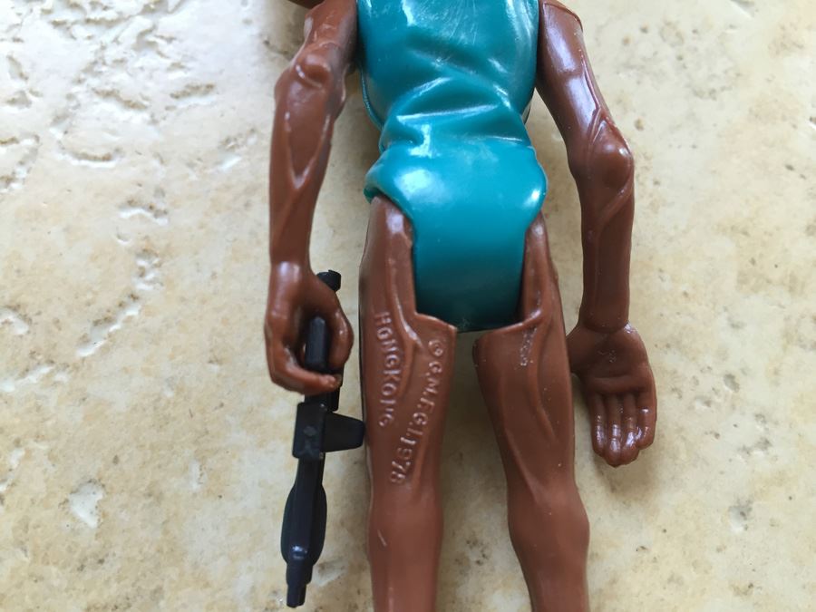 STAR WARS Kenner Action Figure 1977 Jawa, 1977 Sand People, 1978 Hammerhead And 1983 Ree Yees With Portion Of Cards Excellent Condition Never Played With [Photo 13]