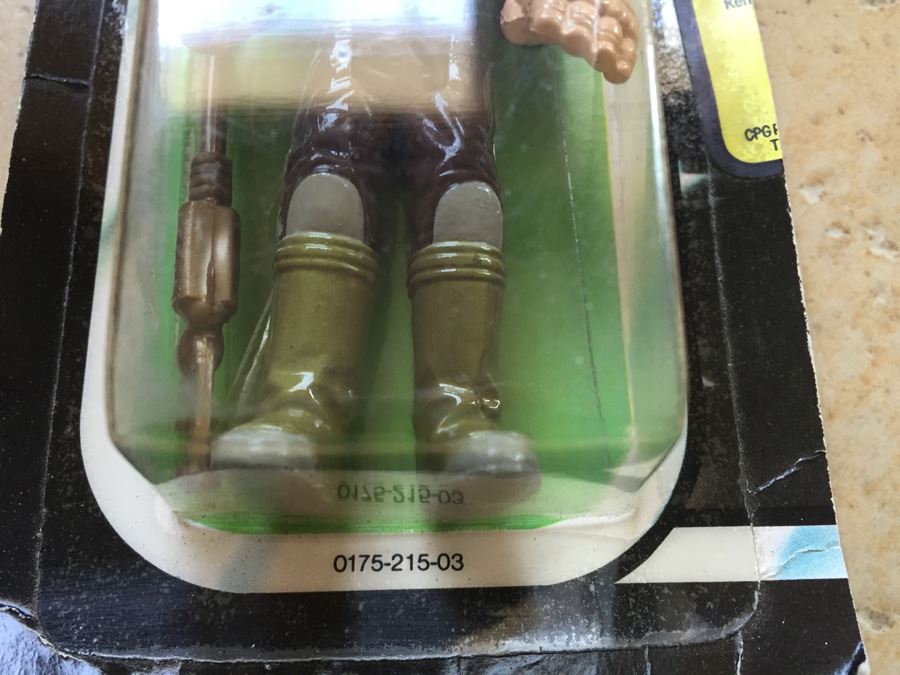 STAR WARS Kenner Action Figure 1977 Jawa, 1977 Sand People, 1978 Hammerhead And 1983 Ree Yees With Portion Of Cards Excellent Condition Never Played With [Photo 6]