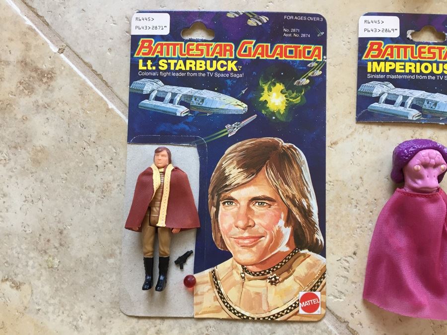 Battlestar Galactica Action Figures Mattel With Partial Card Great Condition [Photo 7]