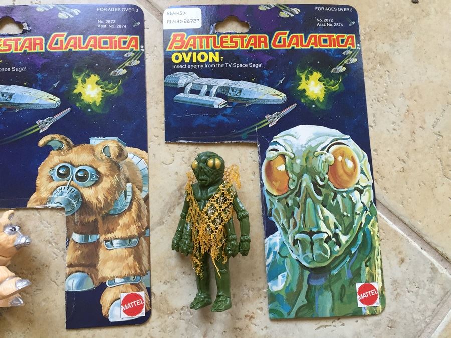 Battlestar Galactica Action Figures Mattel With Partial Card Great Condition [Photo 2]