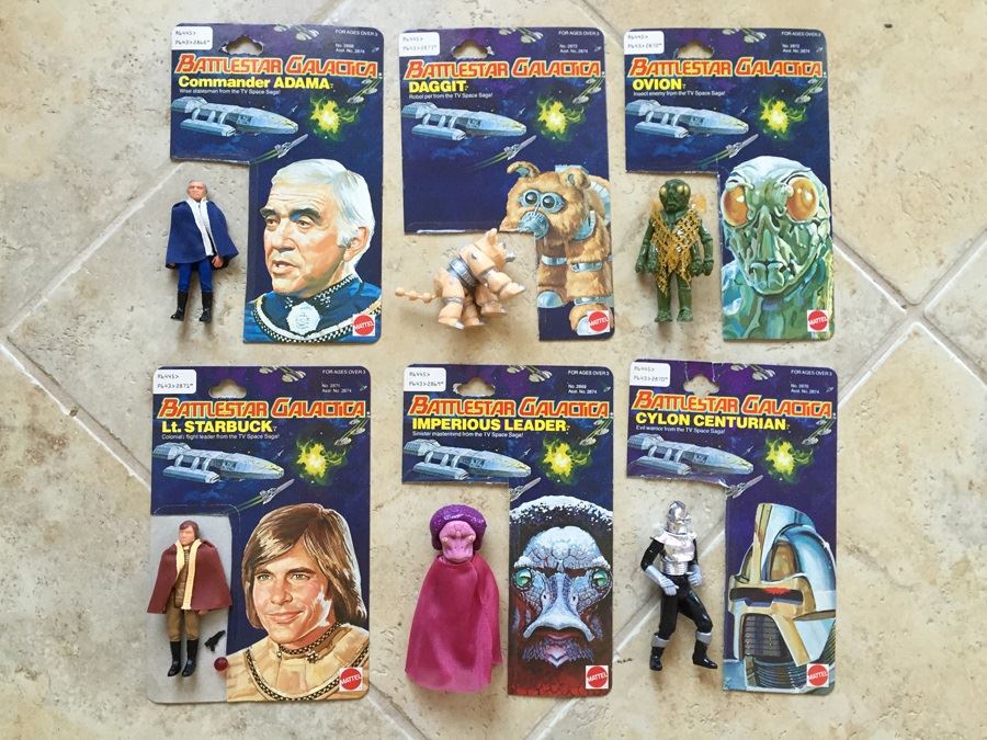Battlestar Galactica Action Figures Mattel With Partial Card Great Condition [Photo 1]