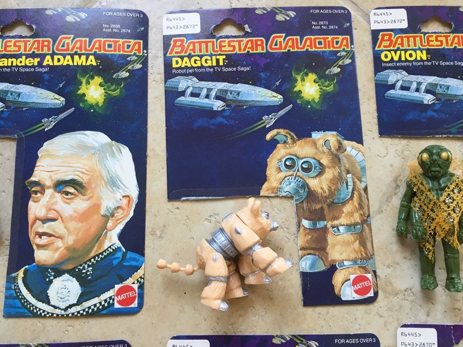 Battlestar Galactica Action Figures Mattel With Partial Card Great Condition [Photo 5]
