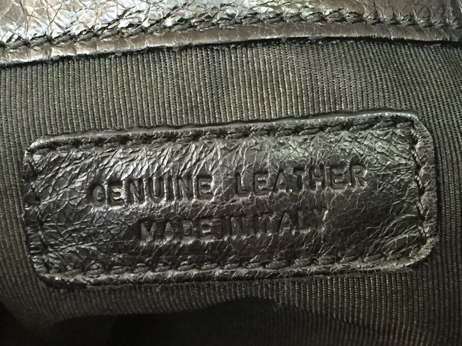 Genuine Leather Nordstrom Zebra Print Handbag Made In Italy [Photo 9]