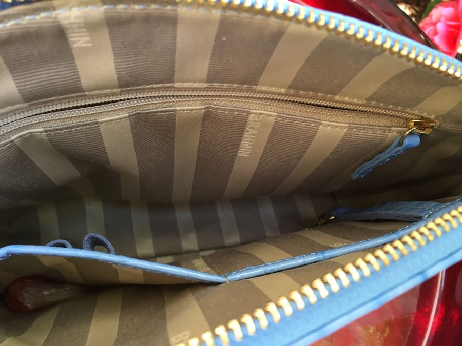 BRAHMIN Croc Embossed Leather Handbag [Photo 2]