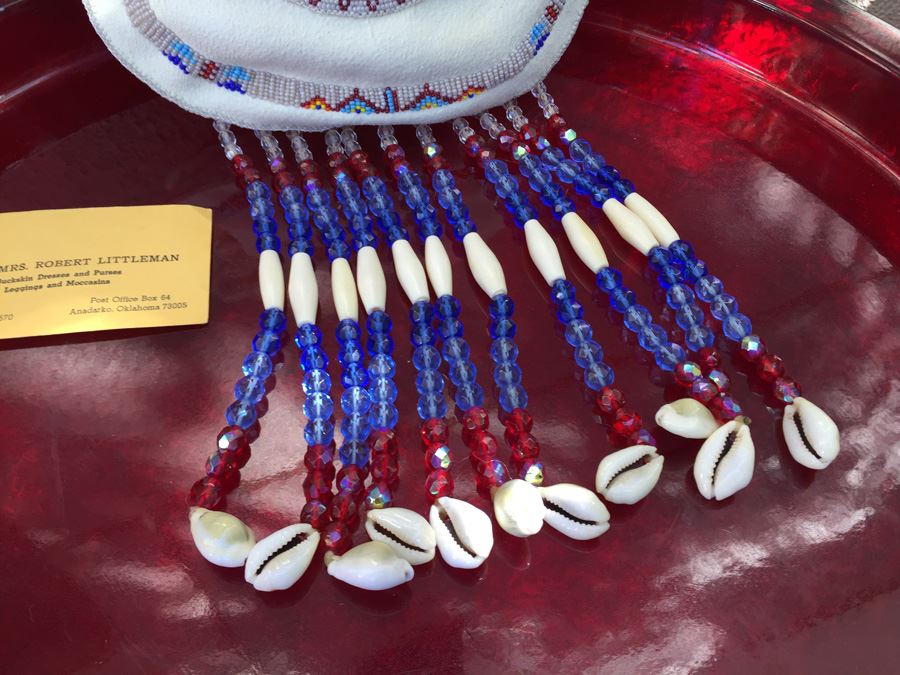 Robert Littleman Buckskin Beaded Purse Oklahoma [Photo 4]