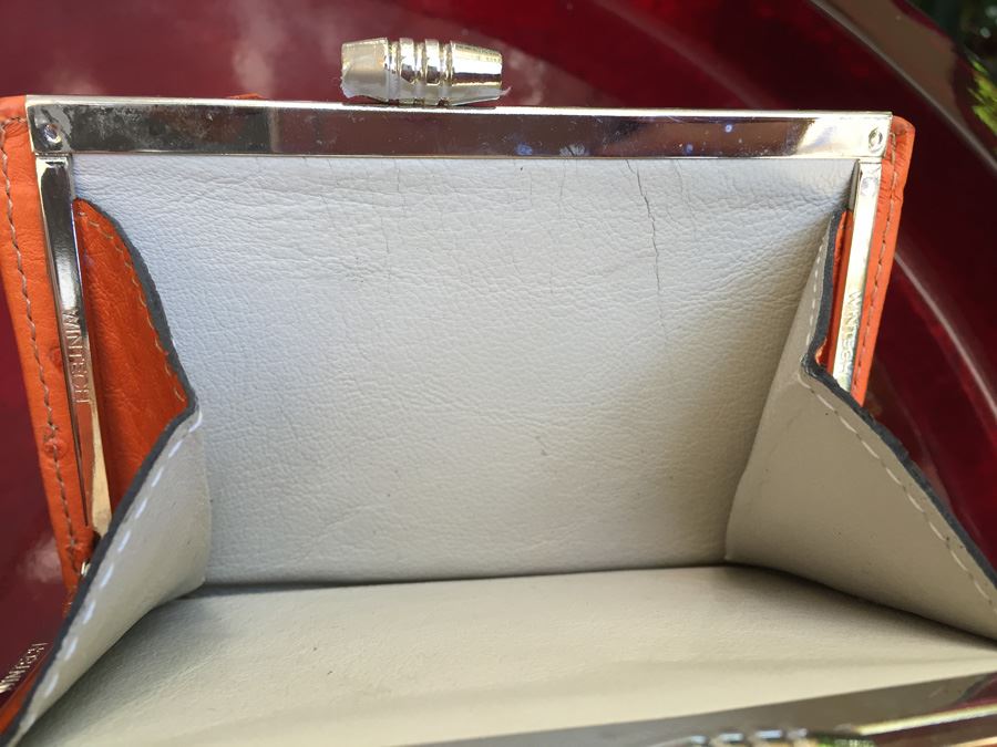 Pair Of Change Purses Wallets Ostrich Leather And Michael Kors [Photo 8]