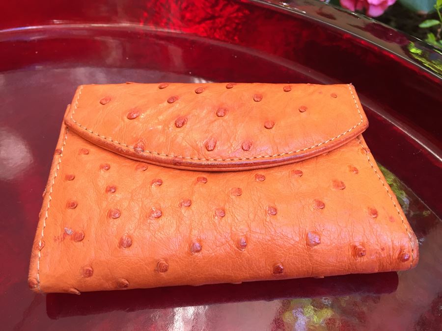 Pair Of Change Purses Wallets Ostrich Leather And Michael Kors [Photo 2]