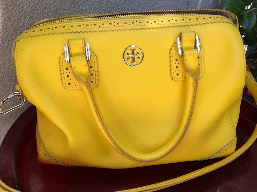 Yellow Tory Burch Handbag [Photo 1]