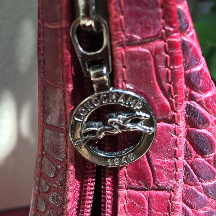 Longchamp Croc Embossed Handbag [Photo 3]