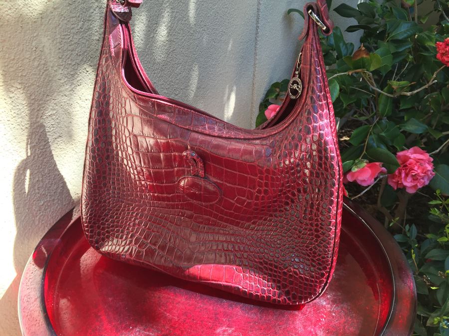 Longchamp Croc Embossed Handbag [Photo 2]