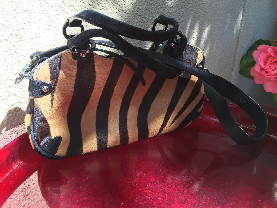 Salvatore Ferragamo Animal Pattern Handbag Made In Italy [Photo 2]