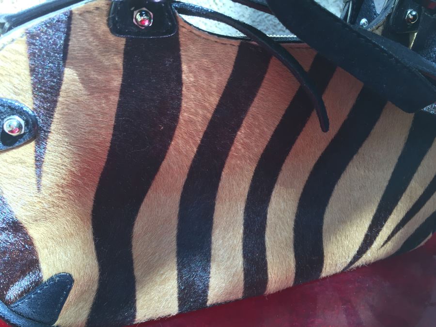 Salvatore Ferragamo Animal Pattern Handbag Made In Italy [Photo 7]