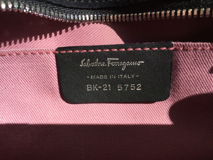 Salvatore Ferragamo Animal Pattern Handbag Made In Italy [Photo 3]