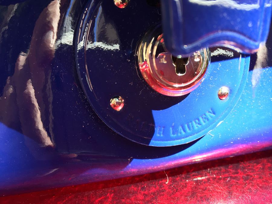 Blue Ralph Lauren Handbag Made In Italy [Photo 5]