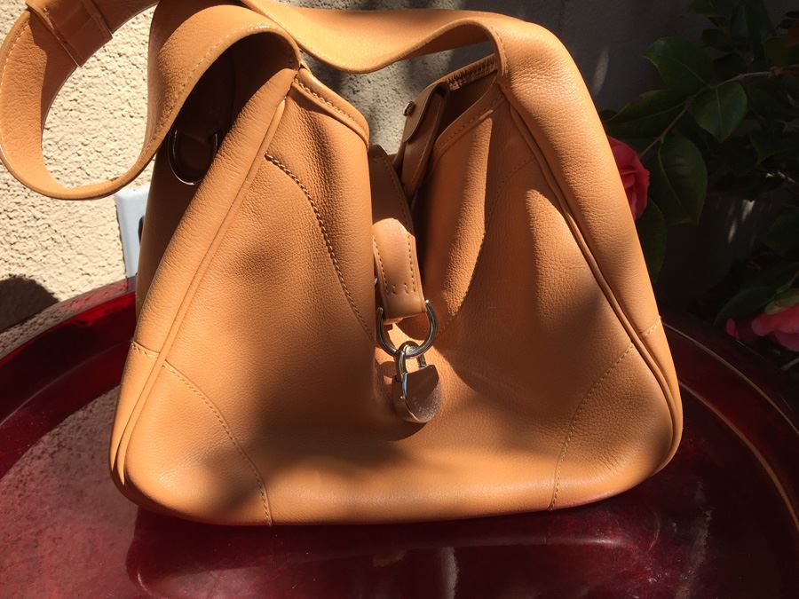 Tan Leather Ralph Lauren Shoulder Bag Handbag [Photo 5]