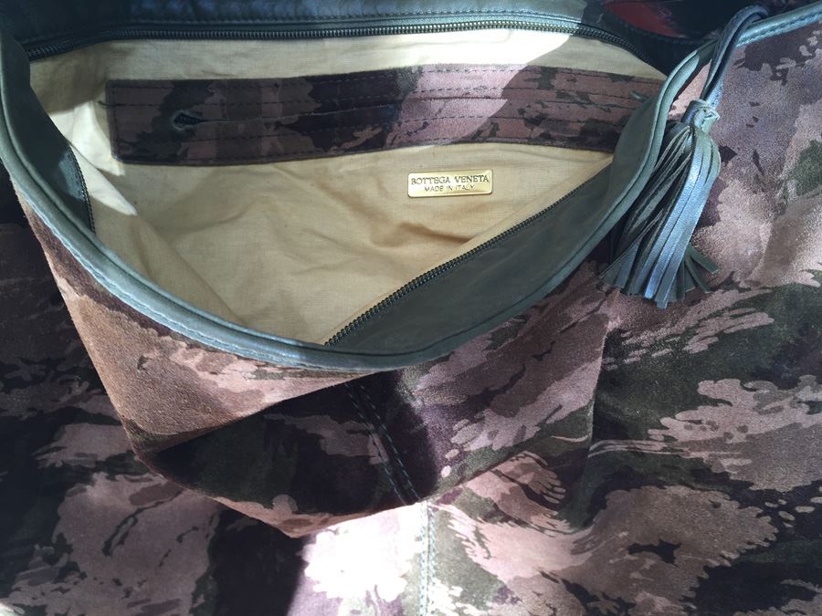 Bottega Veneta Leather Shoulder Bag Handbag With Woven Strap Made In Italy [Photo 2]