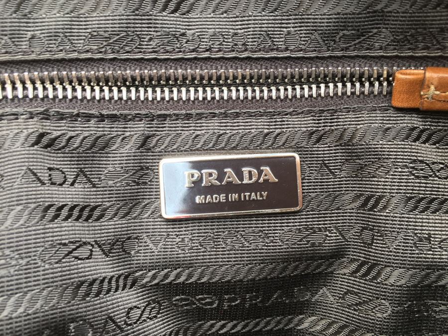 Tan PRADA Shoulder Bag Handbag