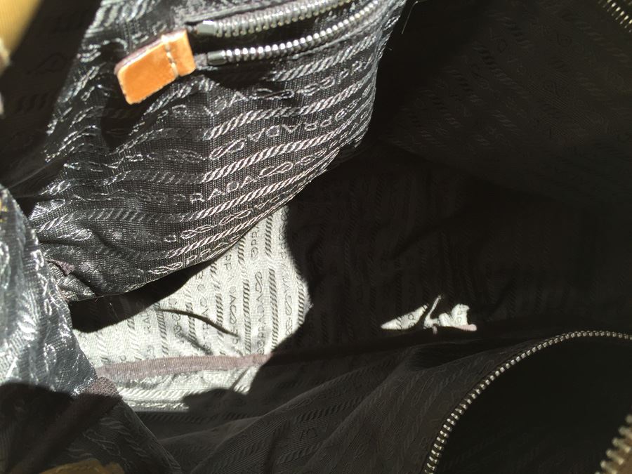 Tan PRADA Shoulder Bag Handbag [Photo 7]