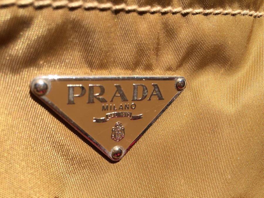 Tan PRADA Shoulder Bag Handbag