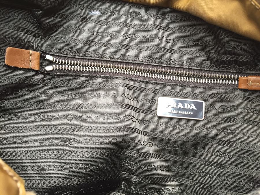 Tan PRADA Shoulder Bag Handbag [Photo 6]